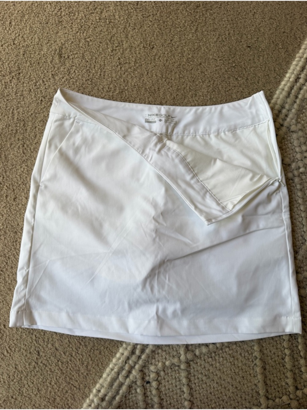 Nike Golf Dri-FIT Skort White Size 2